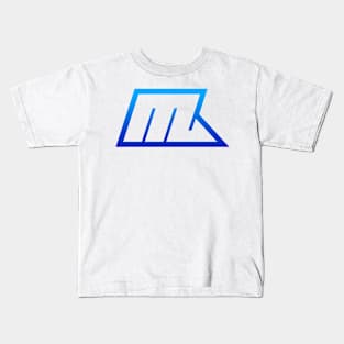 Scorpio Blue Gradient Outline Kids T-Shirt